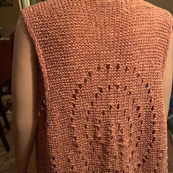 Vintage Fringe Vest Cover Up - Picture 12 of 14